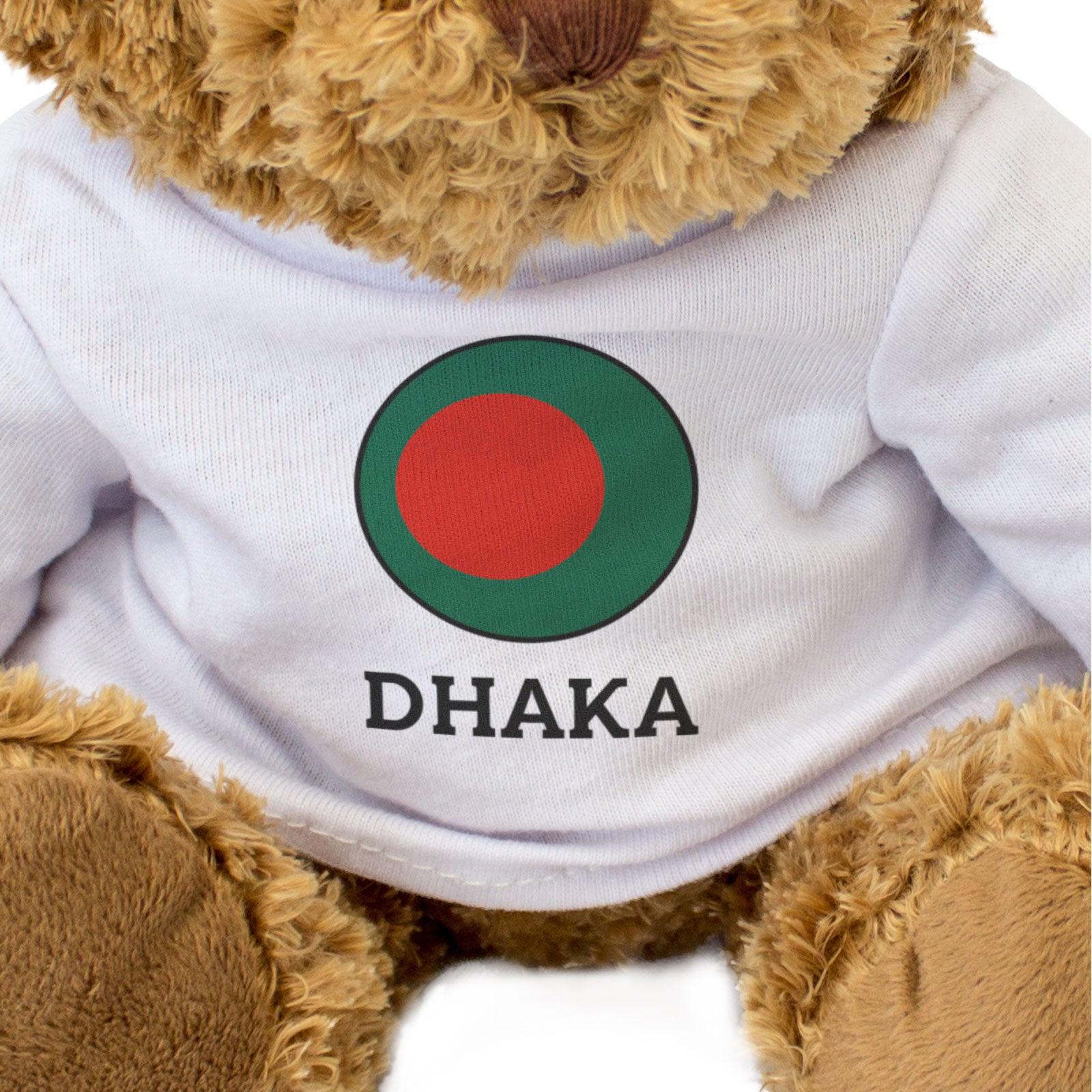 DHAKA (BANGLADESH FLAG ROUNDEL) - Teddy Bear - Funny Souvenir Gift Present