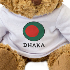 DHAKA (BANGLADESH FLAG ROUNDEL) - Teddy Bear - Funny Souvenir Gift Present