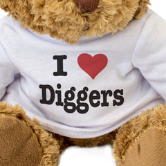 I Love Diggers - Teddy Bear
