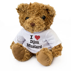 I LOVE DIJON MUSTARD - Teddy Bear - Cute Cuddly Soft Adorable - Gift Present