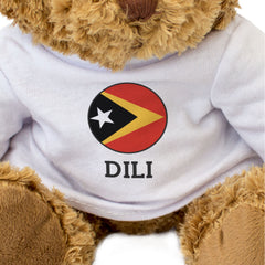 DILI (EAST TIMOR FLAG ROUNDEL) - Teddy Bear - Funny Souvenir Gift Present