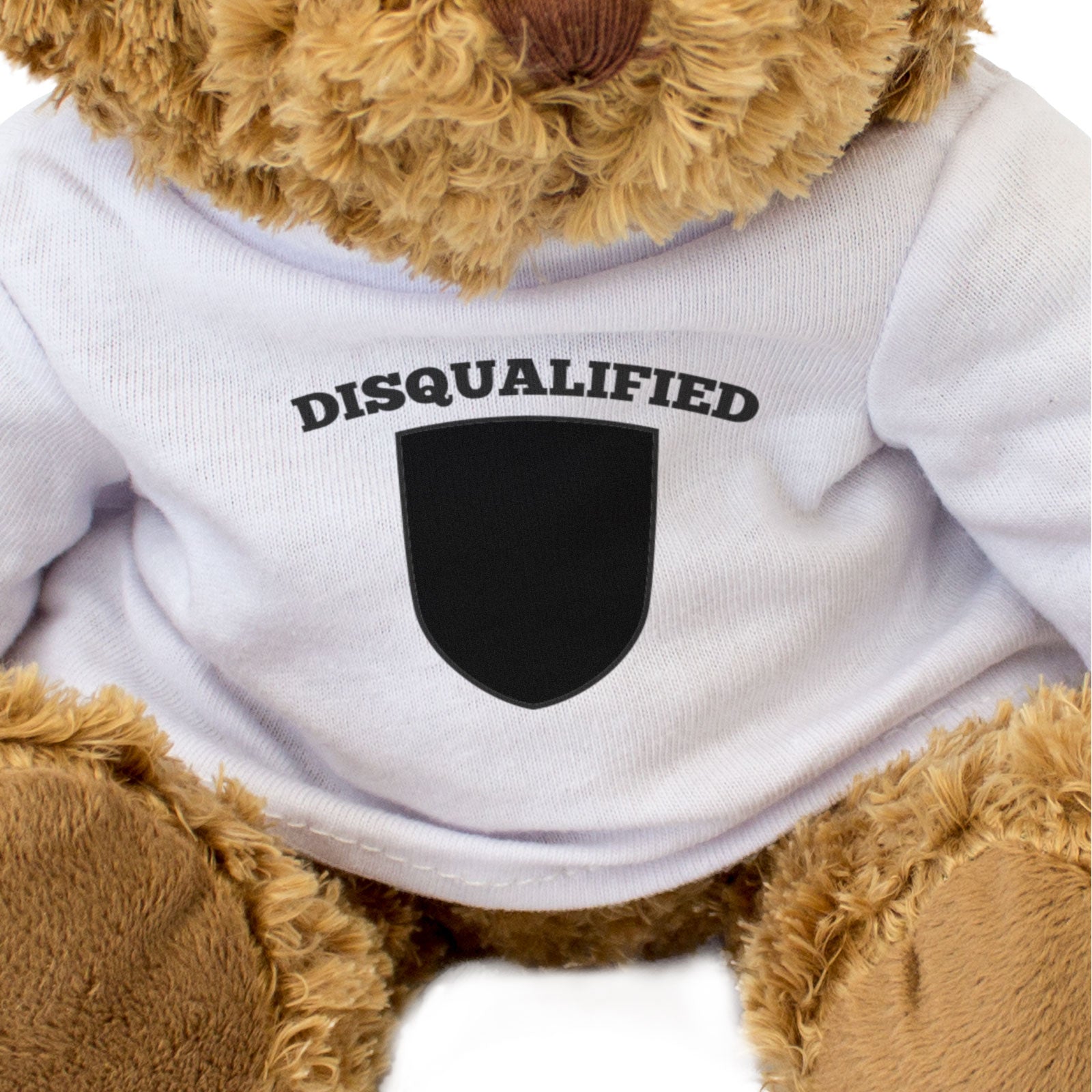 DISQUALIFIED (BLACK FLAG) - Teddy Bear - Cute Cuddly - Motorsport Gift Present
