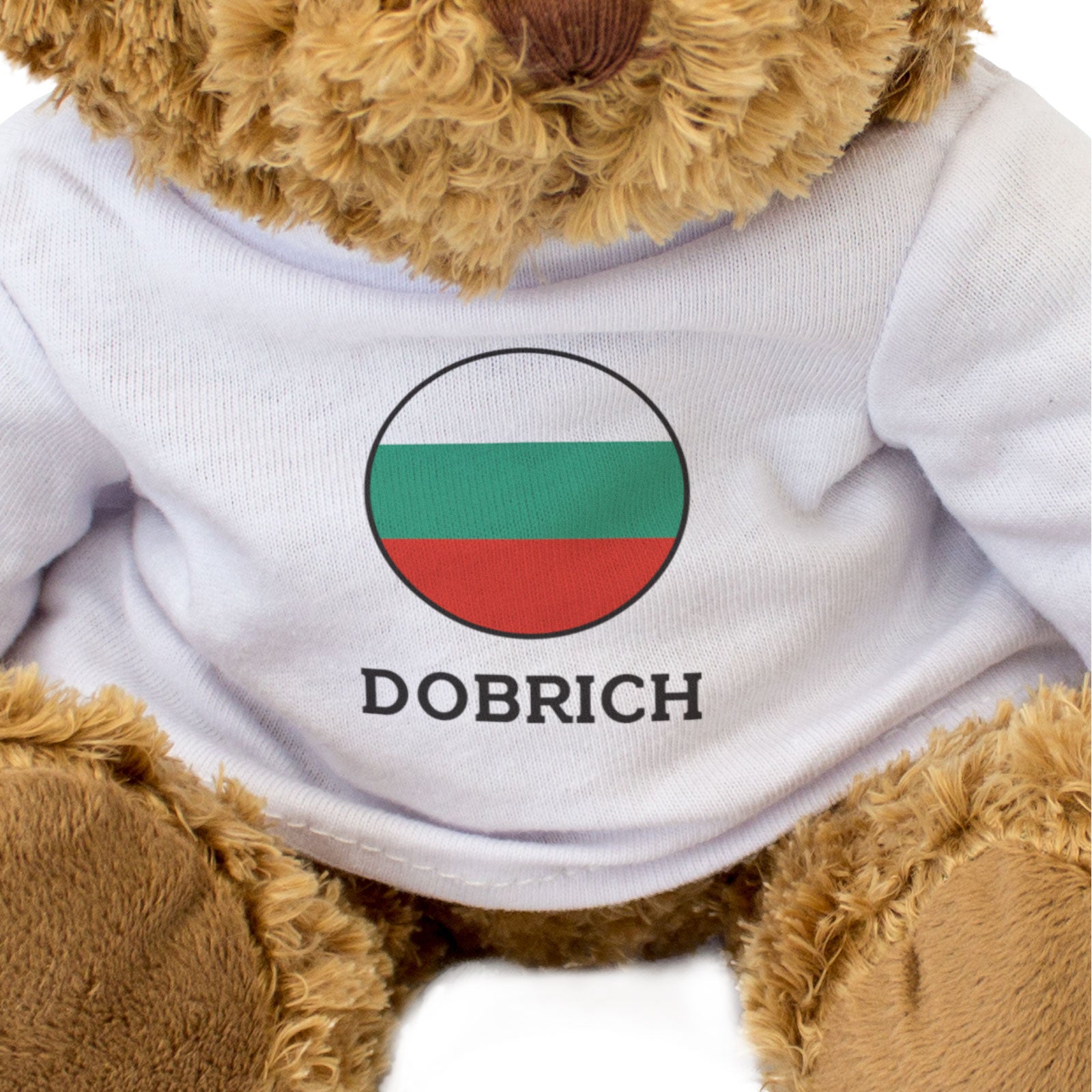 DOBRICH (BULGARIA FLAG ROUNDEL) - Teddy Bear - Funny Souvenir Gift Present