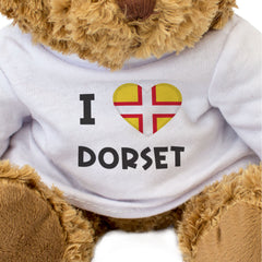 I Love Dorset Flag - Teddy Bear