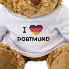 I Love Dortmund (Germany Flag) - Teddy Bear
