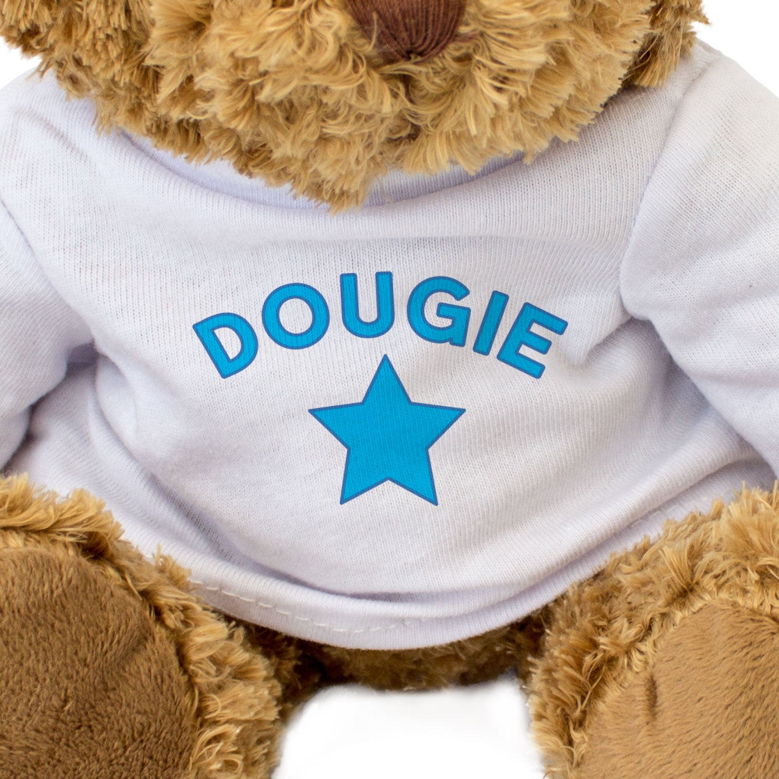 DOUGIE - Teddy Bear - Cute Cuddly Soft Adorable - Funny Gift Present