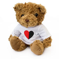 DOWN COUNTY COLOURS HEART - Teddy Bear - Cute - Ireland County Down Gift Present