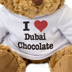 I LOVE DUBAI CHOCOLATE - Teddy Bear - Cute Cuddly Soft - Funny Gift Present