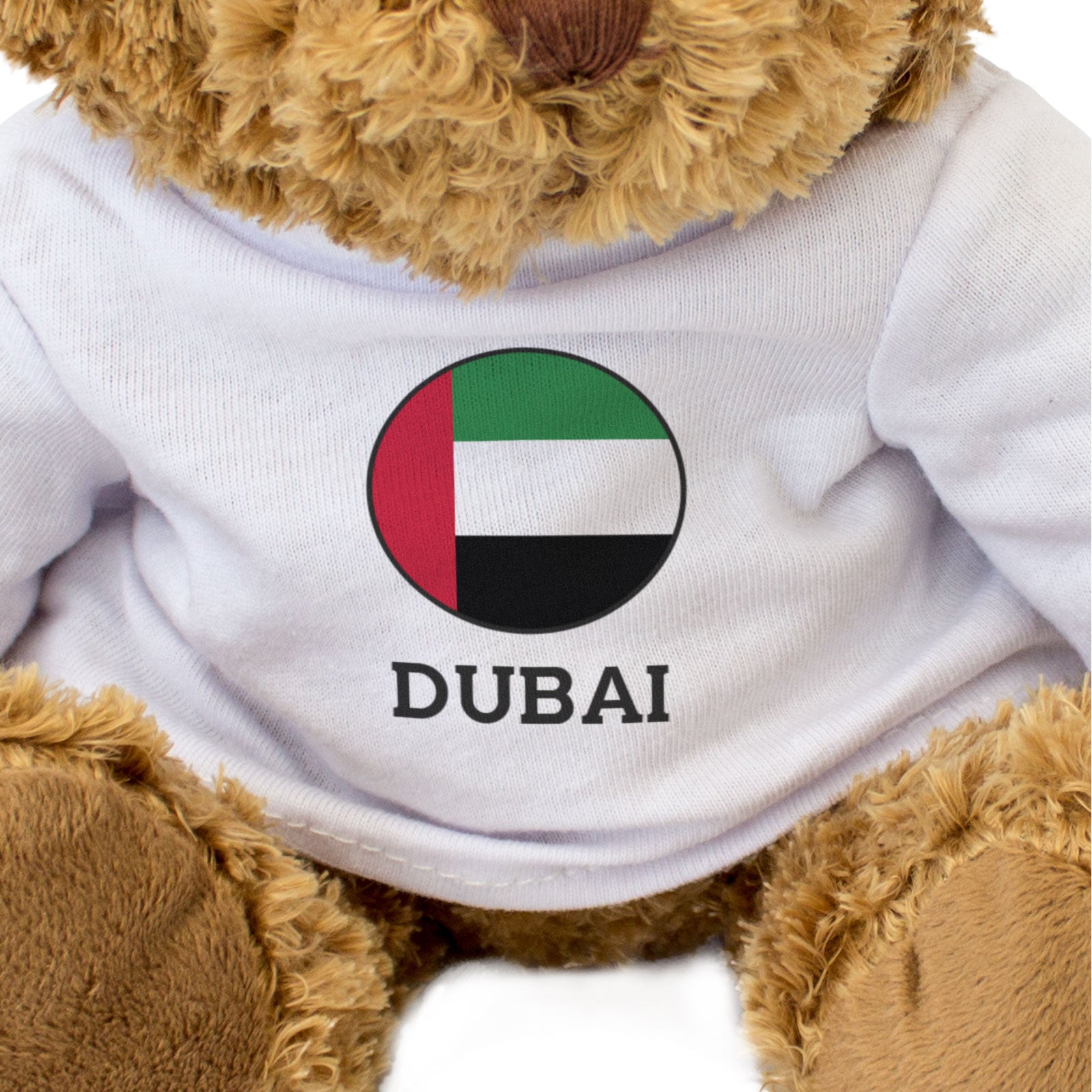 DUBAI (UAE FLAG ROUNDEL) - Teddy Bear - Funny Souvenir Gift Present