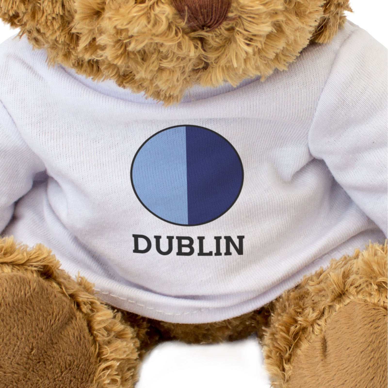 DUBLIN COUNTY COLOURS (ROUNDEL) - Teddy Bear - Cute - Ireland Gift Present