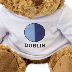 DUBLIN COUNTY COLOURS (ROUNDEL) - Teddy Bear - Cute - Ireland Gift Present