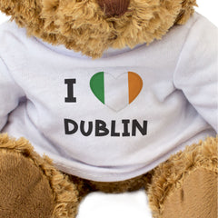 I Love Dublin (Ireland Flag) - Teddy Bear