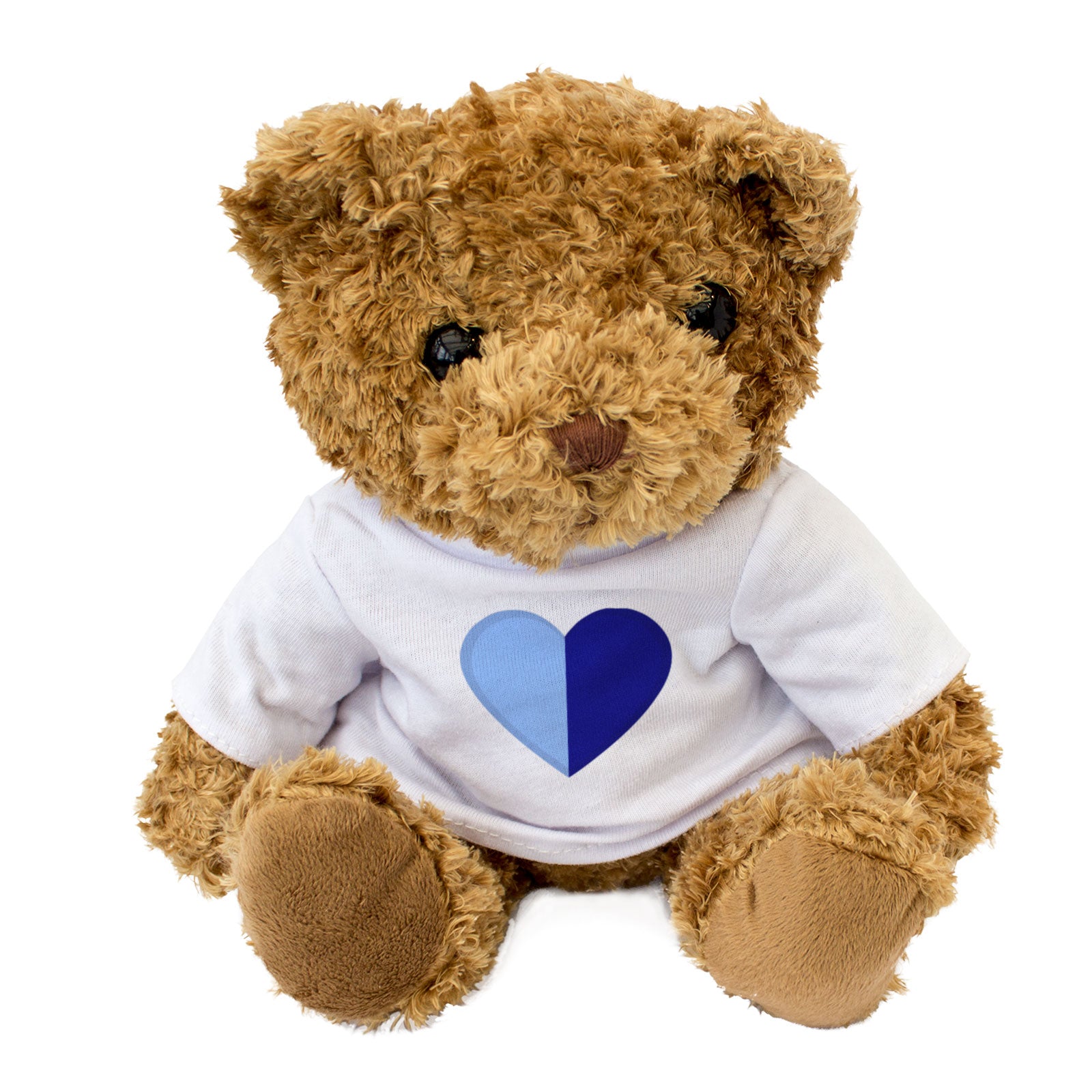 DUBLIN COUNTY COLOURS HEART - Teddy Bear - Cute - Ireland Gift Present