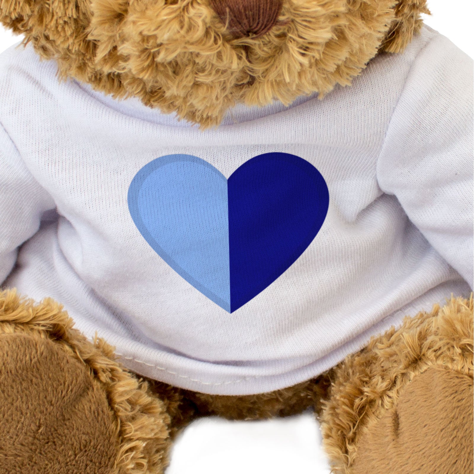 DUBLIN COUNTY COLOURS HEART - Teddy Bear - Cute - Ireland Gift Present