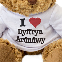I LOVE DYFFRYN ARDUDWY - Teddy Bear - Cute Cuddly - Funny Wales Gift Present