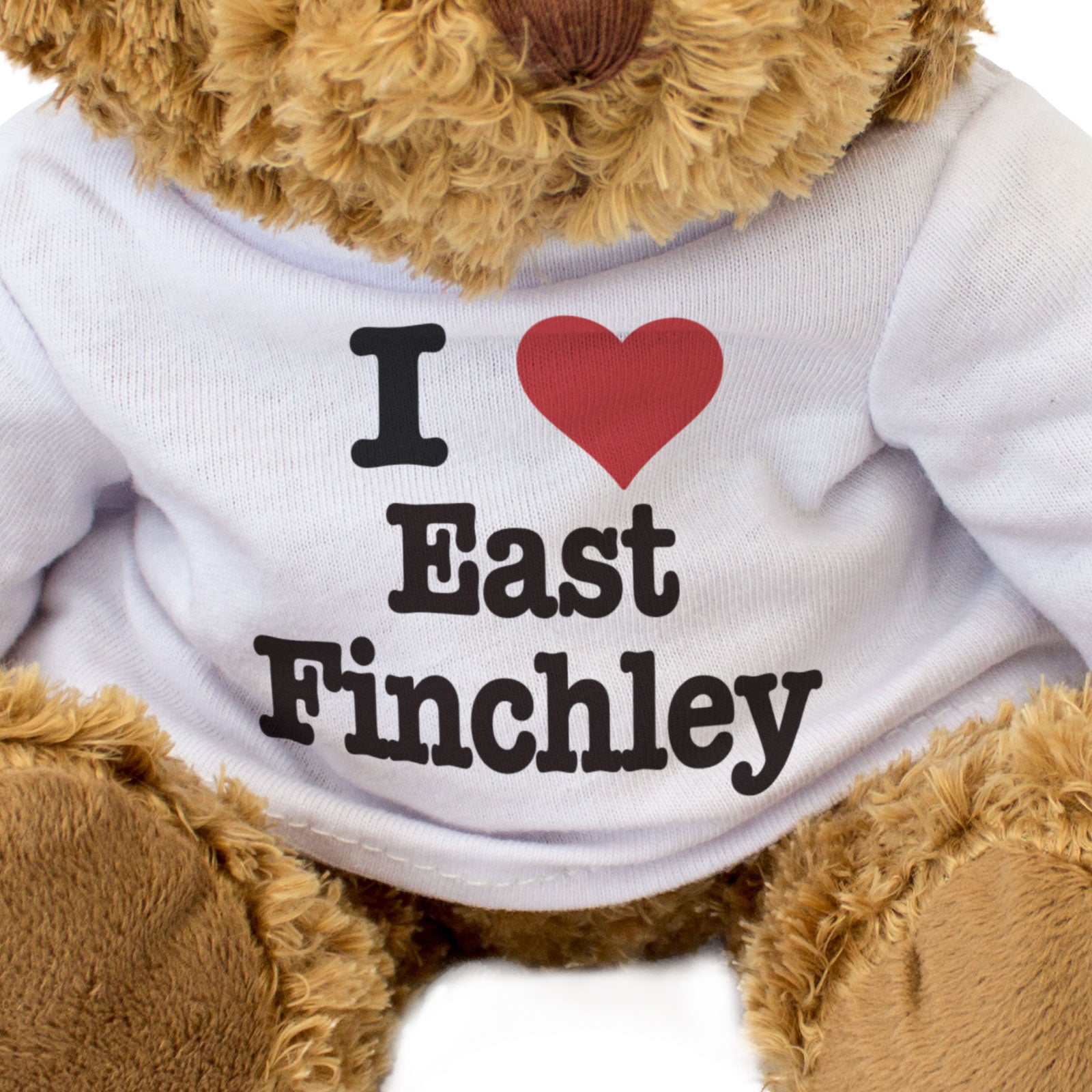 I LOVE EAST FINCHLEY - Teddy Bear - Cute Cuddly Soft Adorable - Gift Present