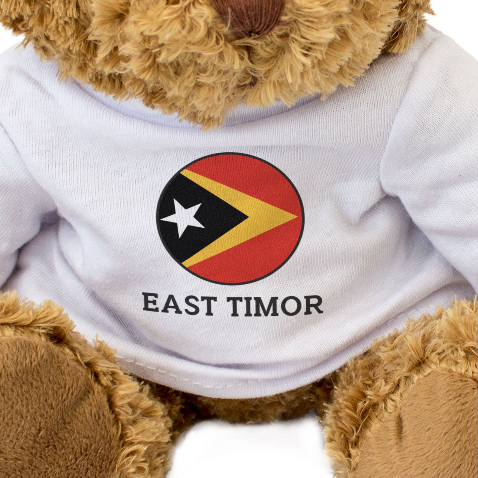 EAST TIMOR FLAG ROUNDEL - Teddy Bear - Cute Cuddly Soft - Timorese Gift Present