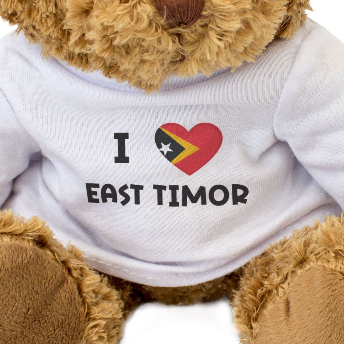 I Love East Timor Flag - Teddy Bear