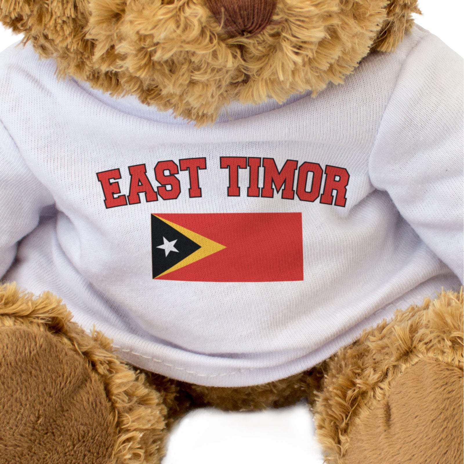 EAST TIMOR + FLAG - Teddy Bear - Cute Cuddly Soft - Funny Souvenir Gift Present