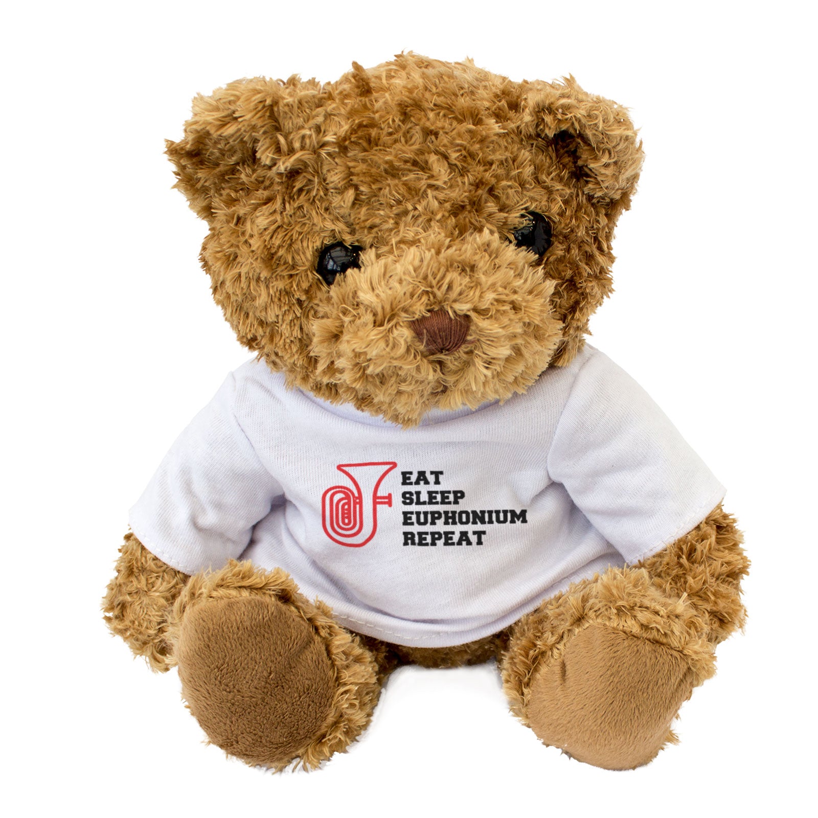 EAT SLEEP EUPHONIUM REPEAT - Teddy Bear - Cute Funny Soft - Music Gift Present
