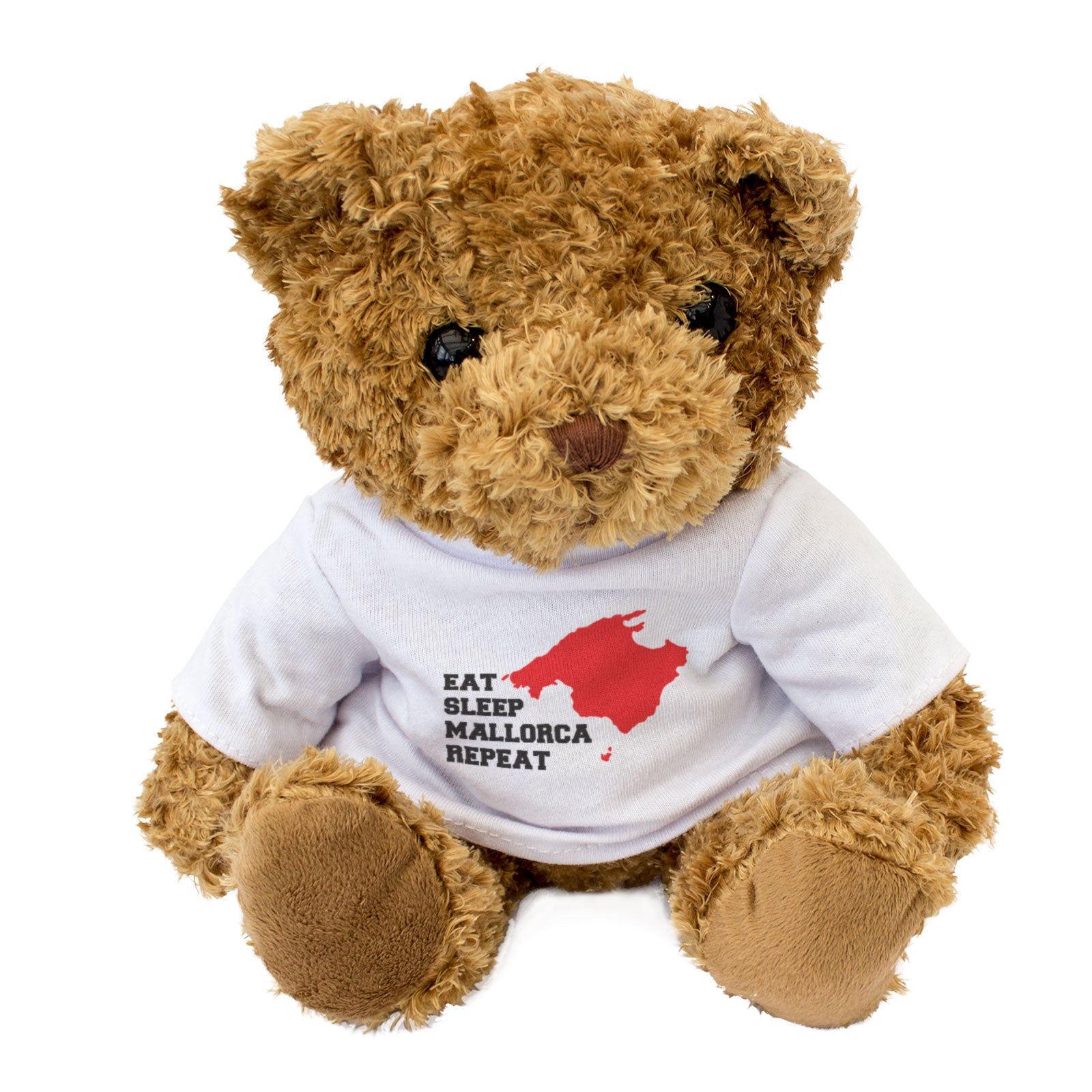 EAT SLEEP MALLORCA REPEAT - Teddy Bear - Cute Cuddly - Funny Spain Gift Present