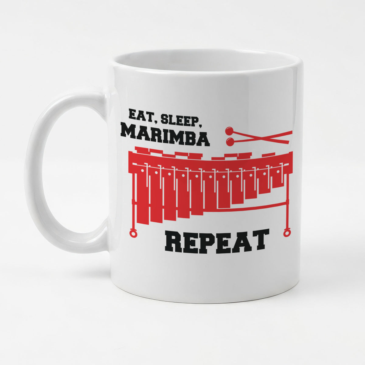 EAT SLEEP MARIMBA REPEAT - Mug - Funny Music Marimba Player Gift Present