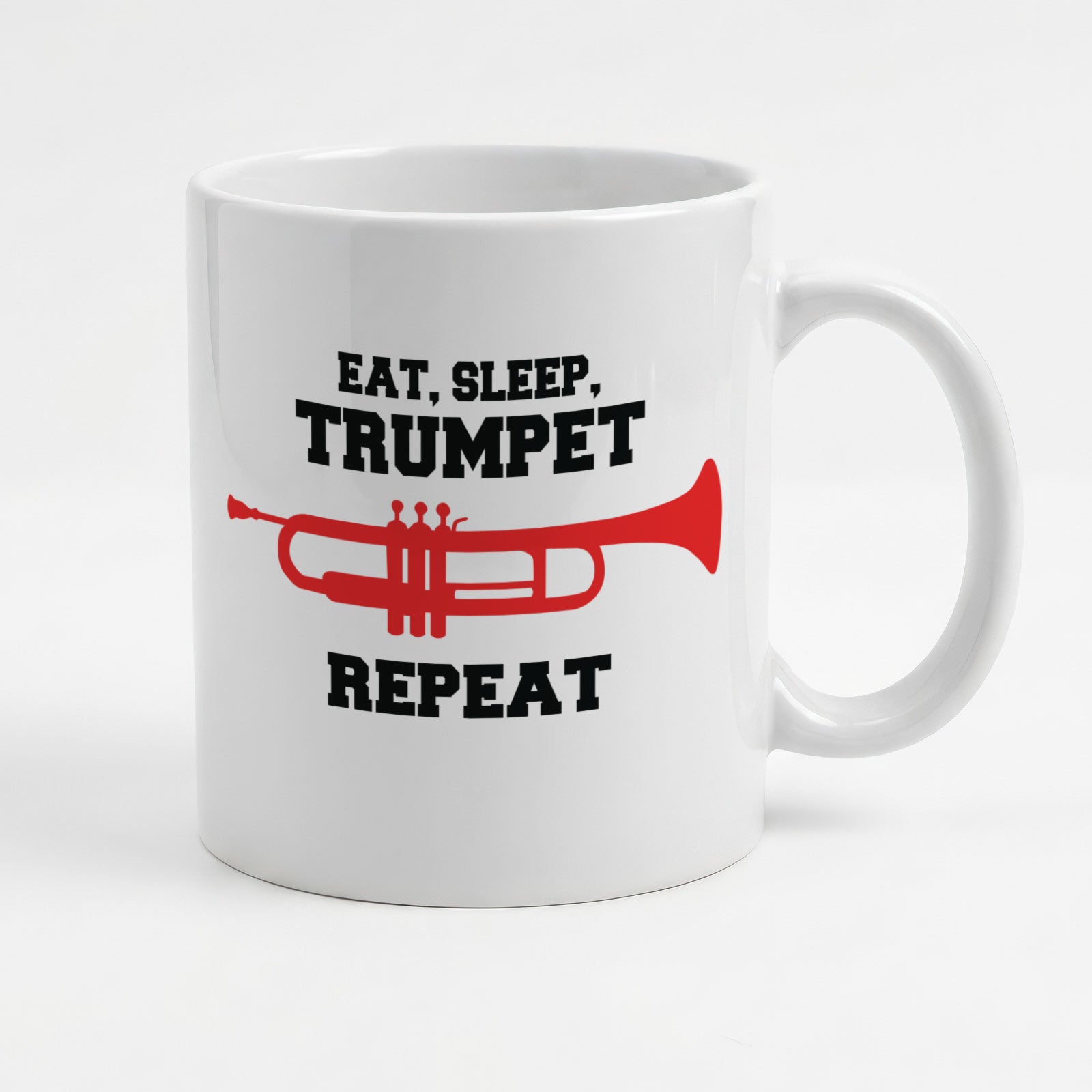 EAT SLEEP TRUMPET REPEAT (INSTRUMENT) - Mug - Funny Music Gift Present