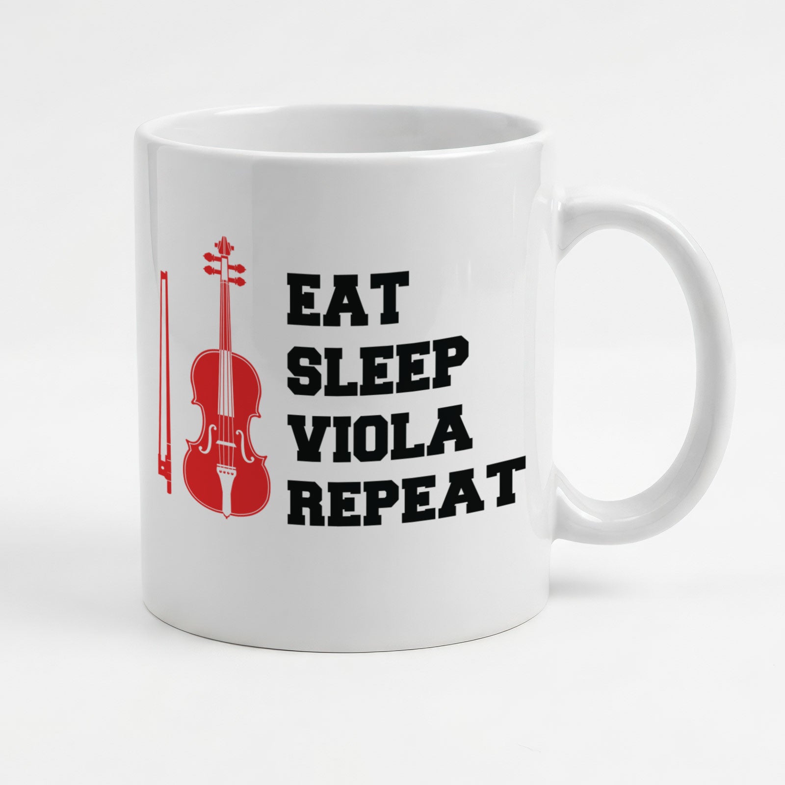 EAT SLEEP VIOLA REPEAT - Mug - Funny Music Violist Gift Present