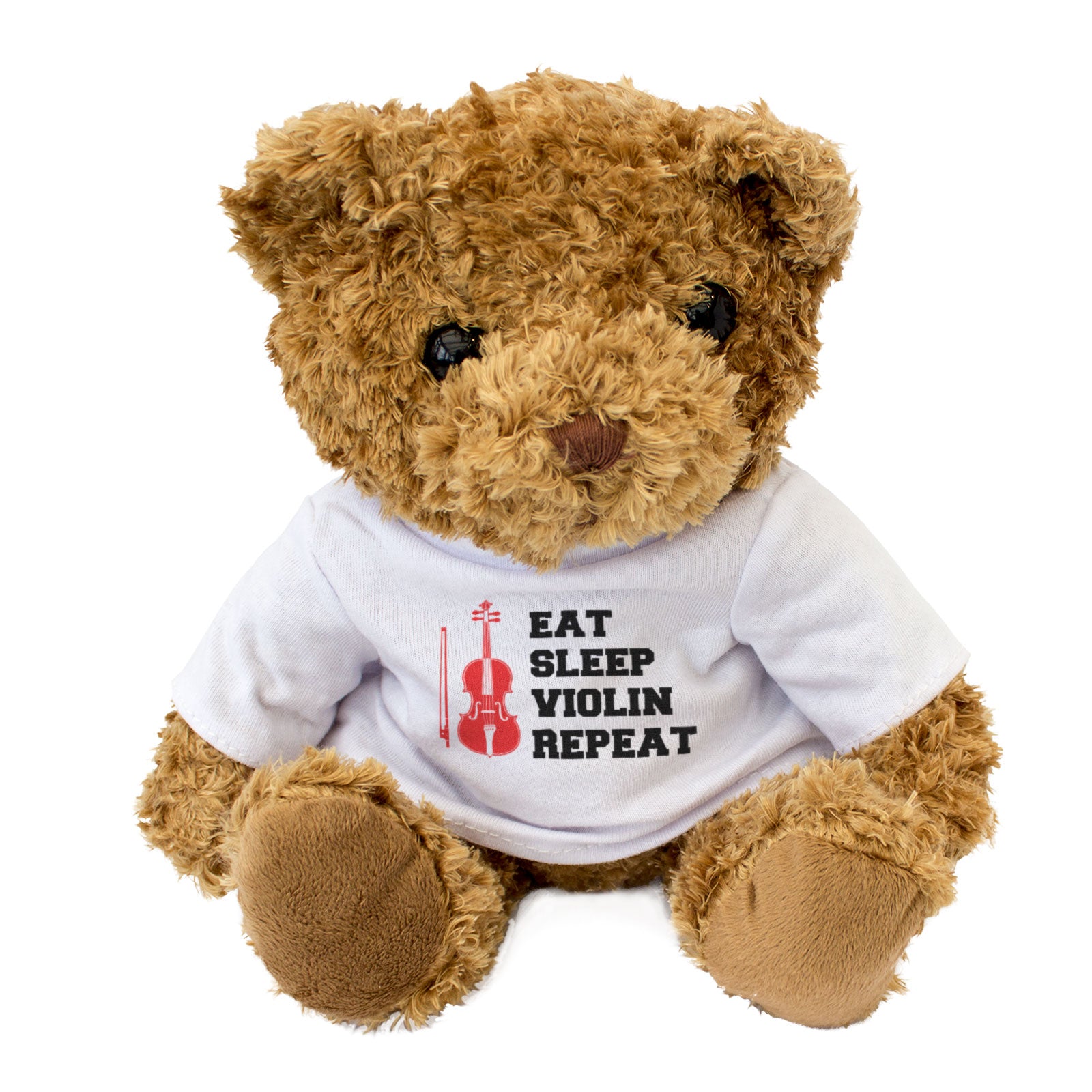 EAT SLEEP VIOLIN REPEAT - Teddy Bear - Cute Funny - Music Violinist Gift Present