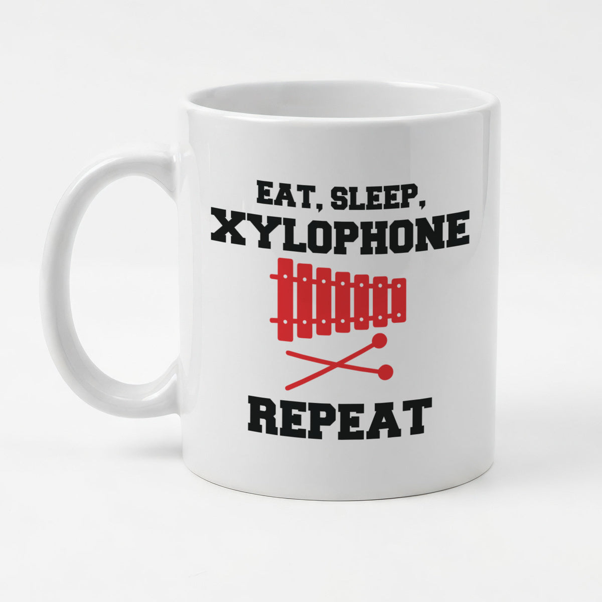 EAT SLEEP XYLOPHONE REPEAT - Mug - Funny Music Xylophonist Gift Present