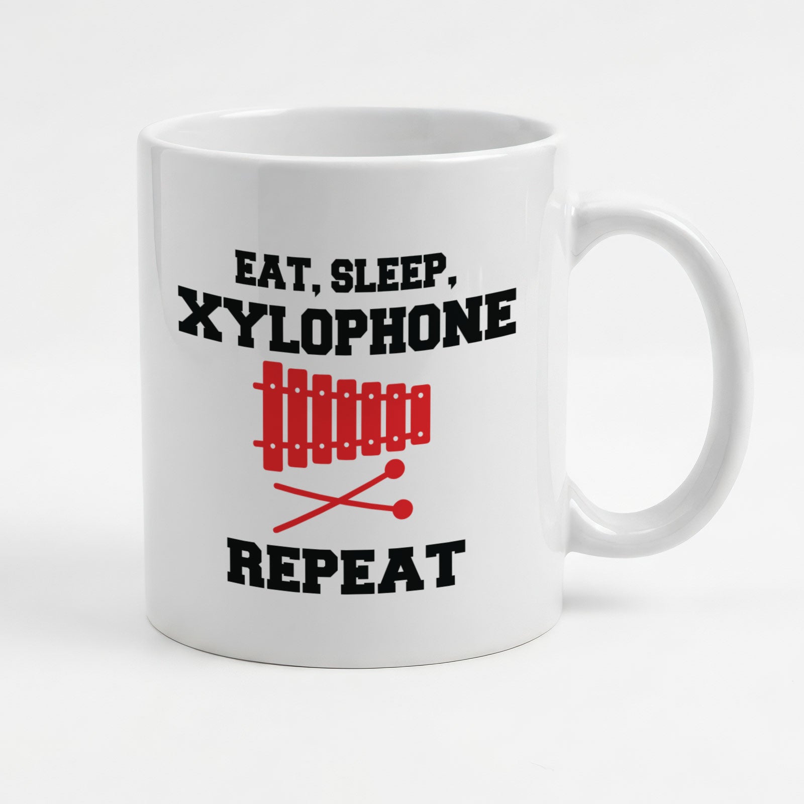 EAT SLEEP XYLOPHONE REPEAT - Mug - Funny Music Xylophonist Gift Present