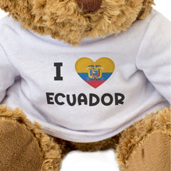 I Love Ecuador Flag - Teddy Bear