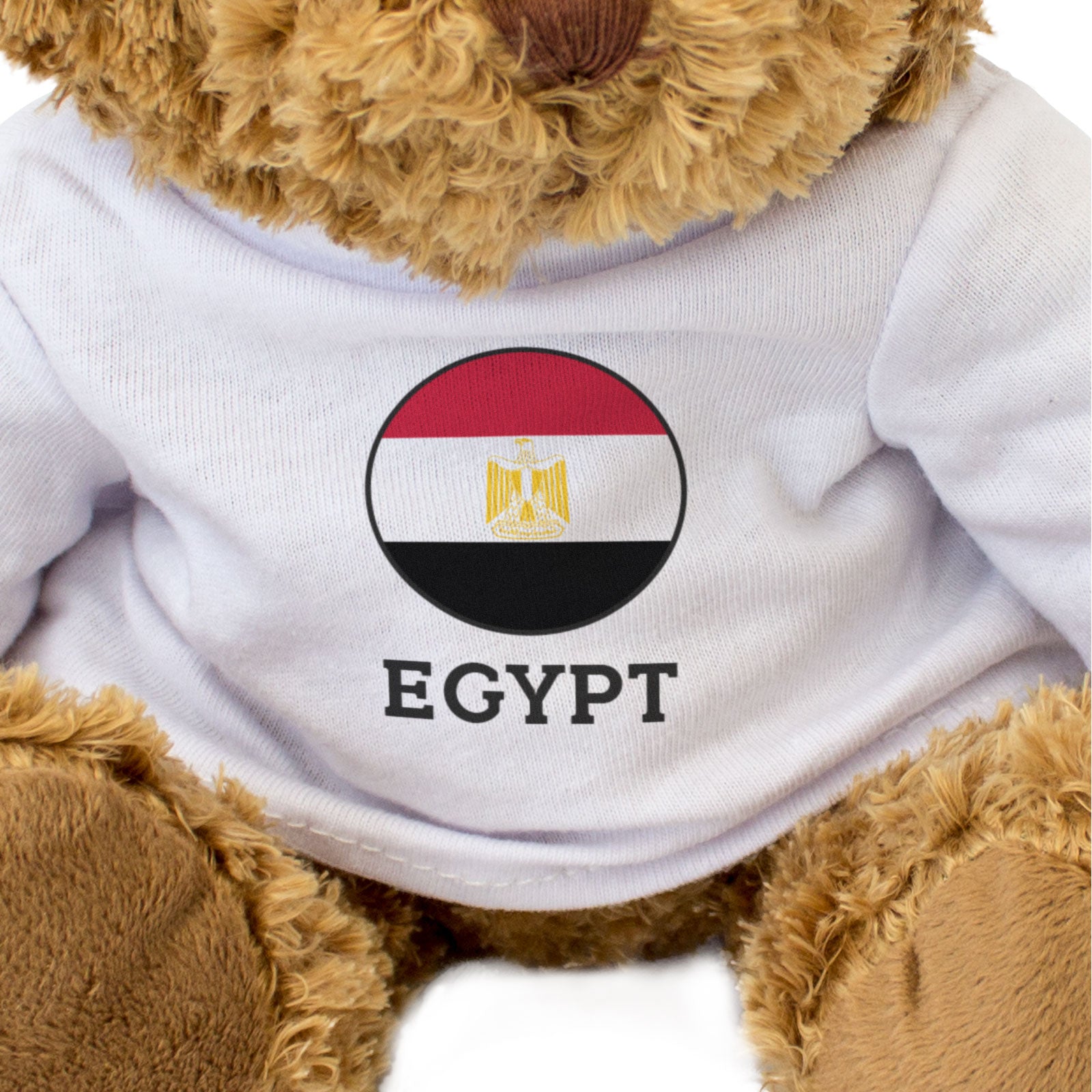 EGYPT FLAG ROUNDEL - Teddy Bear - Cute Cuddly Soft - Egyptian Gift Present
