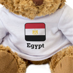 EGYPT FLAG SQUARE - Teddy Bear - Cute Funny - Egyptian Souvenir Gift Present