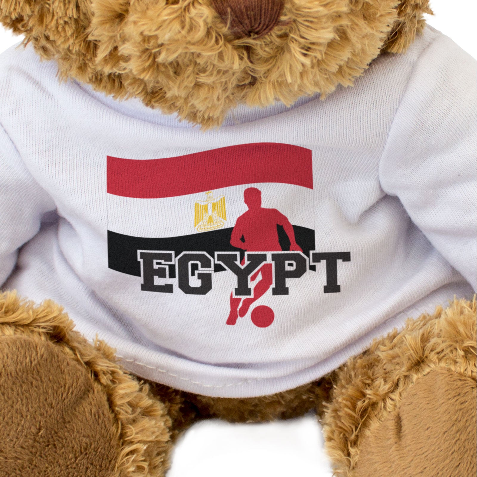 EGYPT FLAG (FOOTBALL) - Teddy Bear - Cute - Egyptian Soccer Fan Gift Present