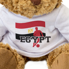 EGYPT FLAG (FOOTBALL) - Teddy Bear - Cute - Egyptian Soccer Fan Gift Present