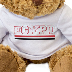 EGYPT FLAG STRIPES - Teddy Bear - Cute Funny - Egyptian Souvenir Gift Present
