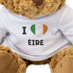 I Love Éire Flag - Teddy Bear - Ireland Fan Gift Present