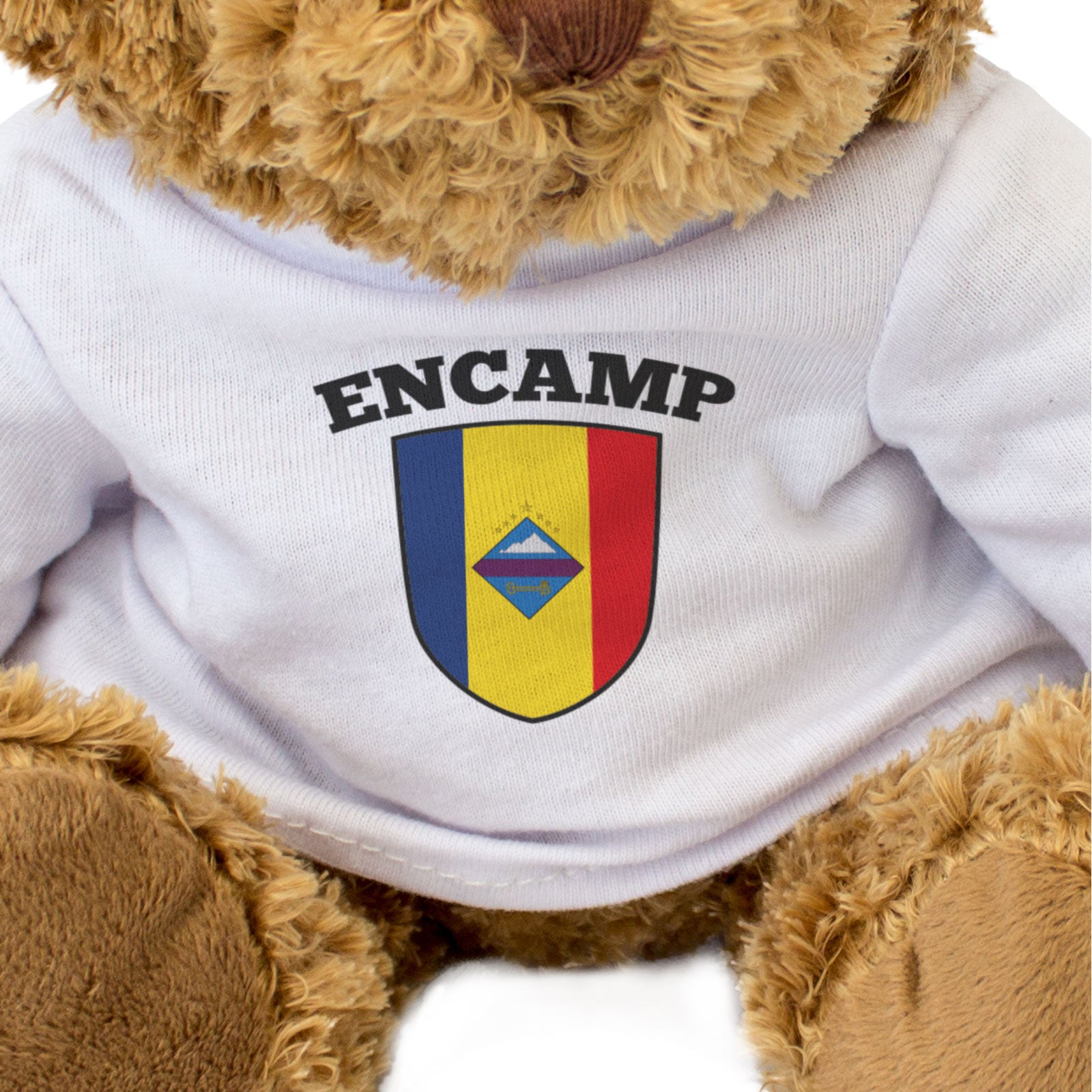 ENCAMP FLAG - Teddy Bear - Cute Cuddly Soft Adorable - Andorra Gift Present