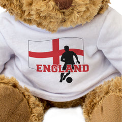 ENGLAND FLAG (FOOTBALL) - Teddy Bear - Cute - English Soccer Fan Gift Present