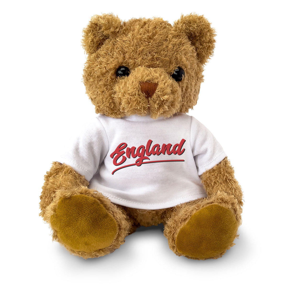 ENGLAND (SCRIPT) - Teddy Bear - Cute Cuddly Soft Funny - Souvenir Gift Present