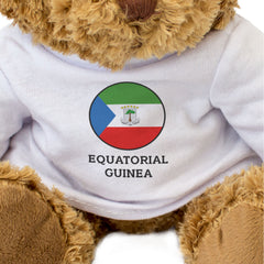 EQUATORIAL GUINEA FLAG ROUNDEL - Teddy Bear - Cute Cuddly Soft - Gift Present