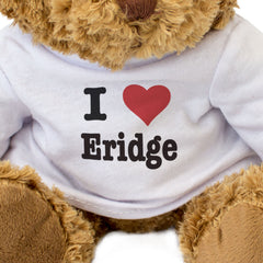 I LOVE ERIDGE - Teddy Bear - Cute Cuddly Soft Adorable - Sussex Gift Present