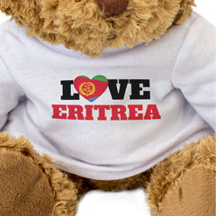 LOVE ERITREA (FLAG HEART) - Teddy Bear - Funny Eritrean Souvenir Gift Present
