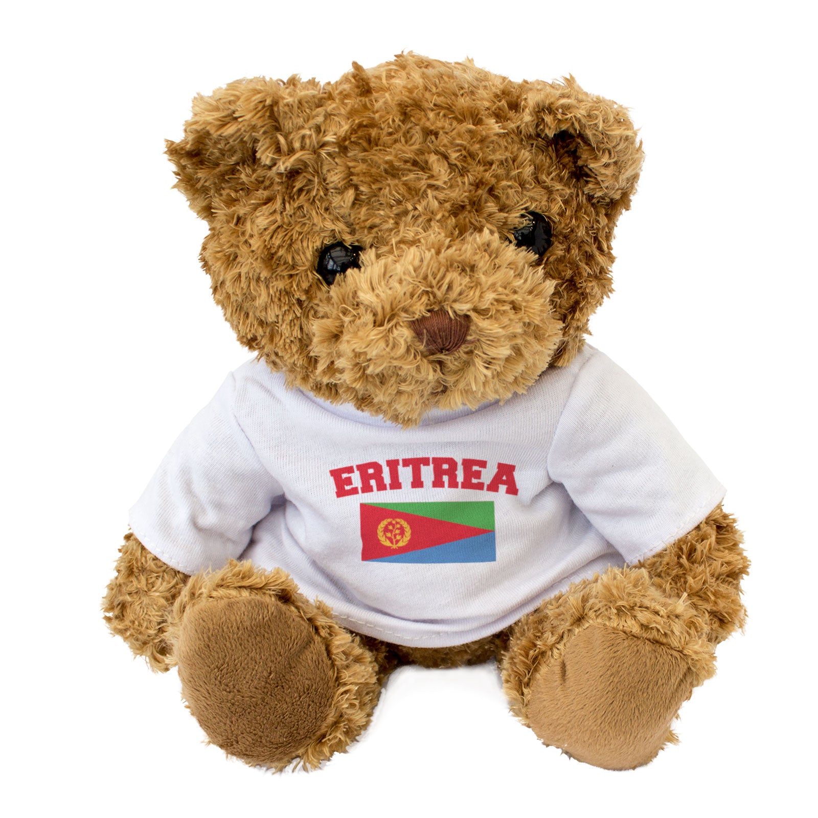 ERITREA + FLAG - Teddy Bear - Cute Cuddly Soft - Funny Souvenir Gift Present