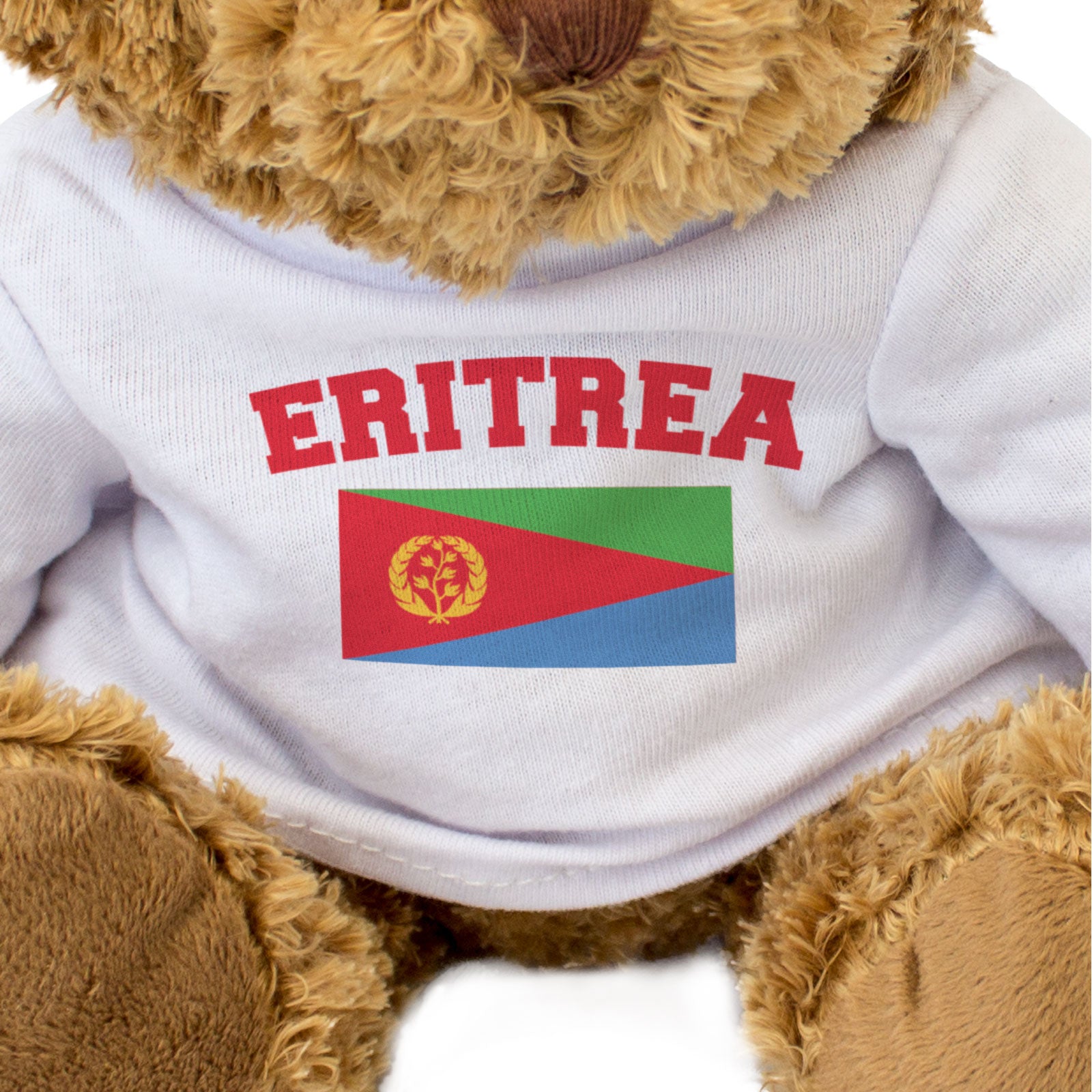 ERITREA + FLAG - Teddy Bear - Cute Cuddly Soft - Funny Souvenir Gift Present