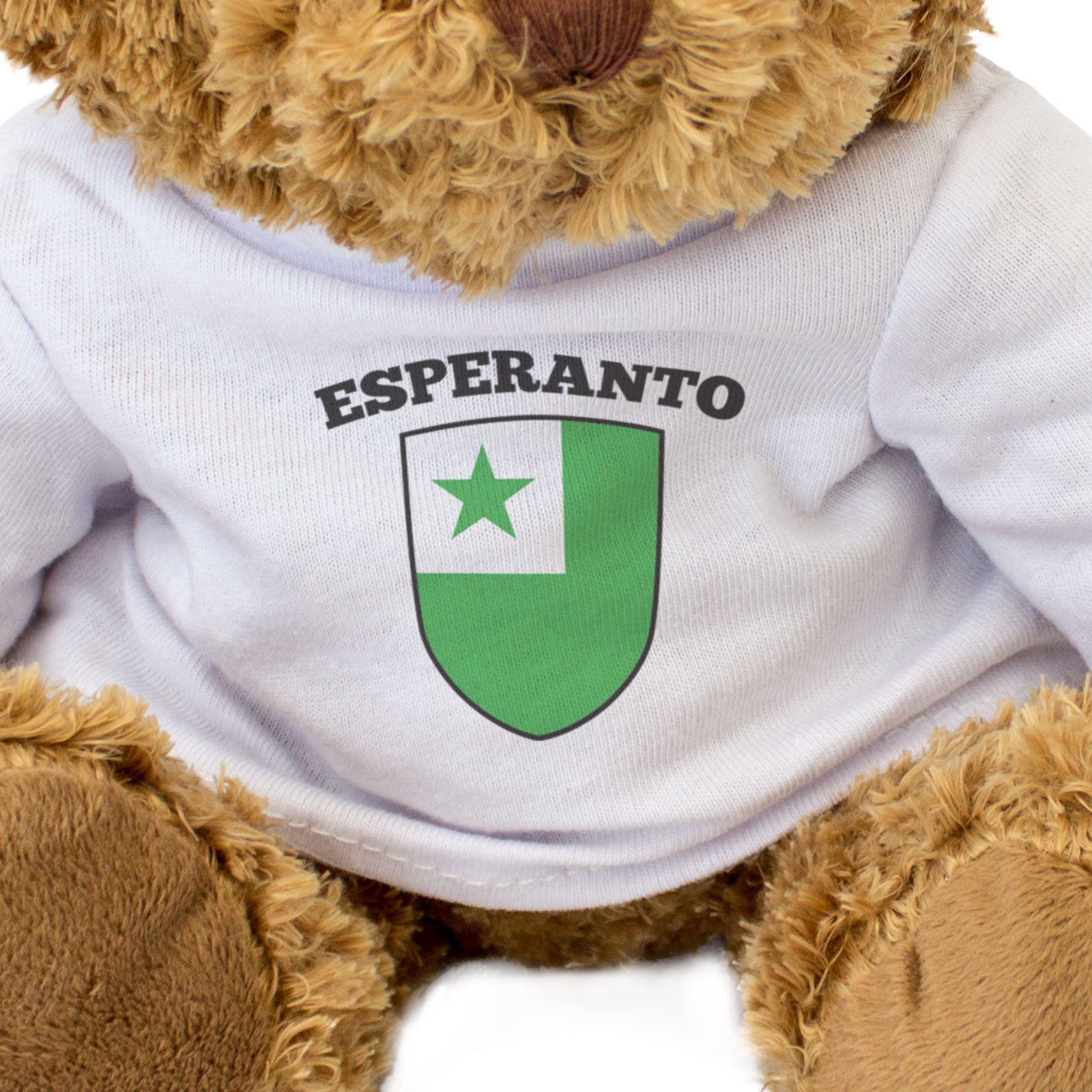 ESPERANTO FLAG - Teddy Bear - Cute Cuddly Soft - Esperantist Gift Present