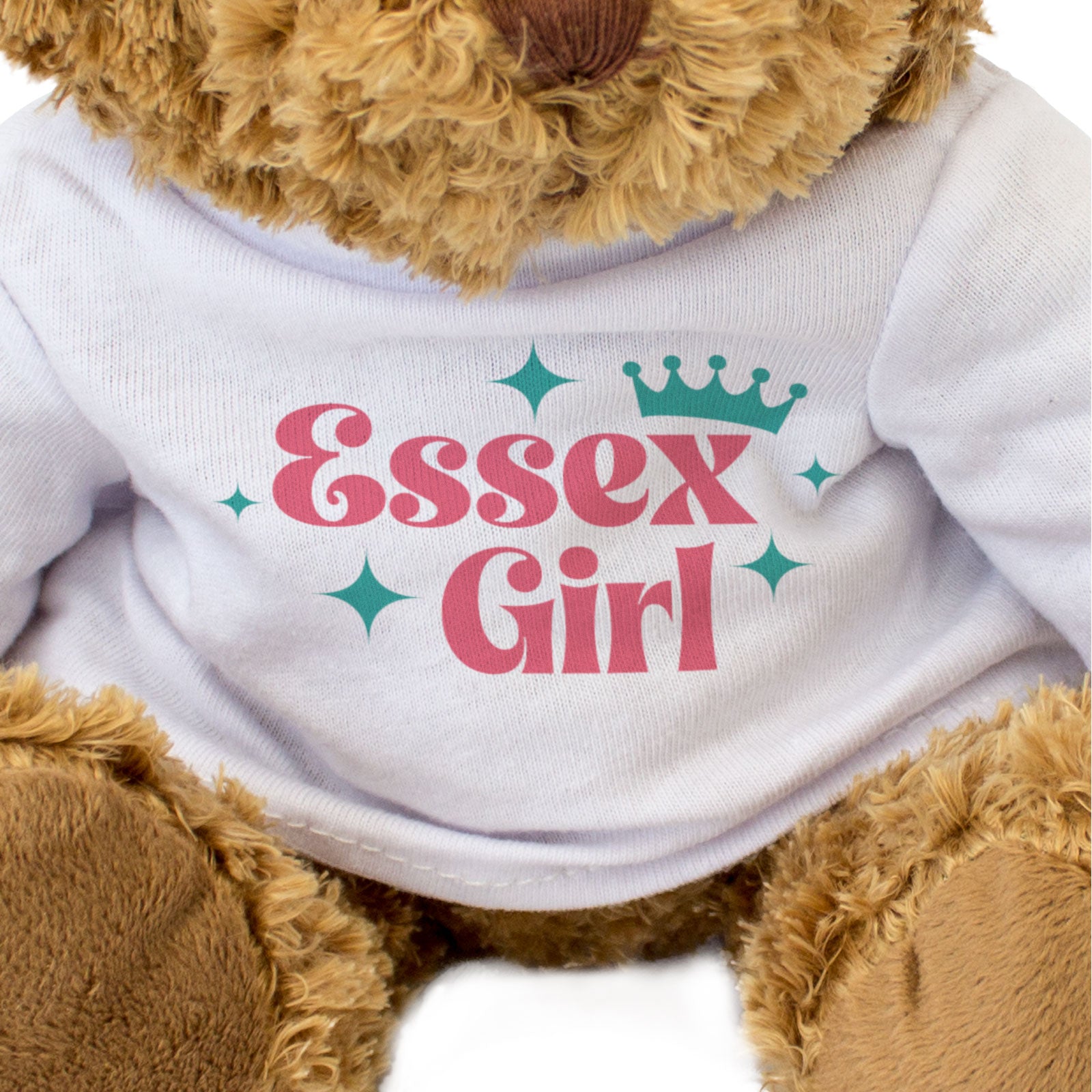ESSEX GIRL - Teddy Bear - Cute Cuddly Soft Adorable - Funny Gift Present