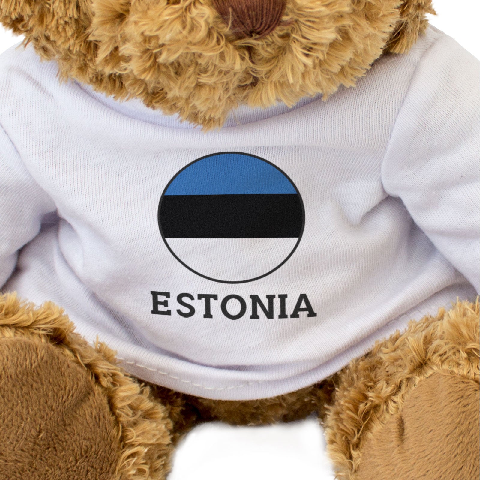 ESTONIA FLAG ROUNDEL - Teddy Bear - Cute Cuddly Soft - Estonian Gift Present
