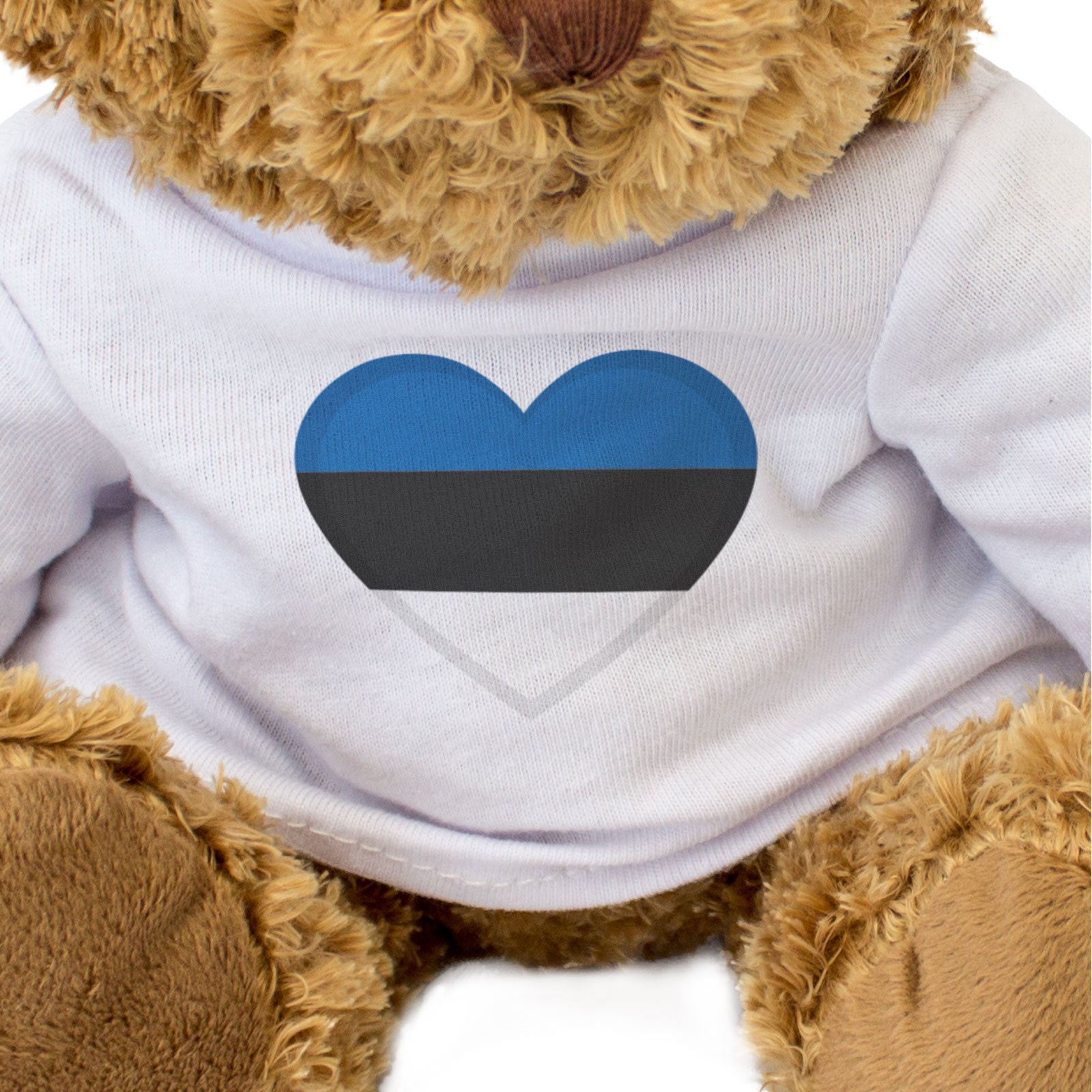ESTONIA FLAG HEART - Teddy Bear - Cute Cuddly Soft - Estonian Gift Present